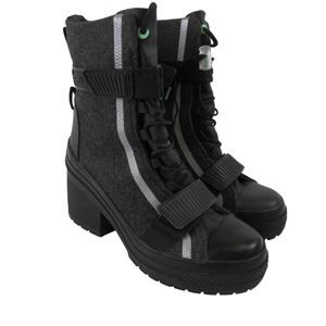 Converse Black and Gray Combat Boots